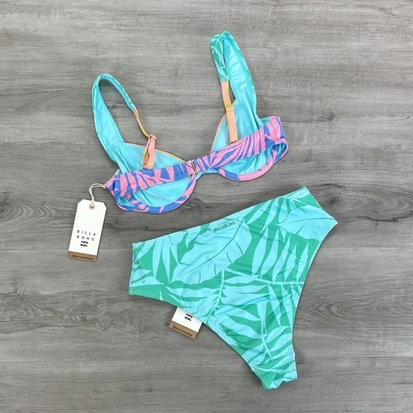 ☀️BILLABONG☀️ MYSTIC BEACH CHLOE MYSTIC BEACH HI MAUI BIKINI SET - Picture 9 of 15